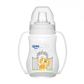 Wee Baby Akıtmaz Kulplu PP Antikolik Beyaz 250 ml Bardak