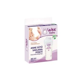 Wee Baby Anne Sütü 25'li Saklama Poşeti