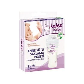 Wee Baby Anne Sütü 25'li Saklama Poşeti