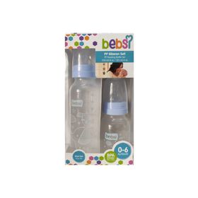 Wee Baby Bebsi Pembe 250 ml+125 ml Cam Biberon