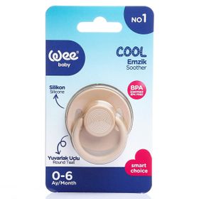 Wee Baby Cool Yuvarlak Uçlu No 1 0-6 Ay Asortili Emzik