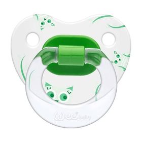 Wee Baby Desenli Yeşil Damaklı Emzik