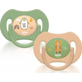 Wee Baby Duo No:1 0-6 Ay Simetrik Uçlu 2'li Emzik
