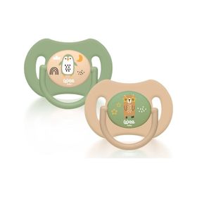 Wee Baby Duo No:1 0-6 Ay Simetrik Uçlu 2'li Emzik