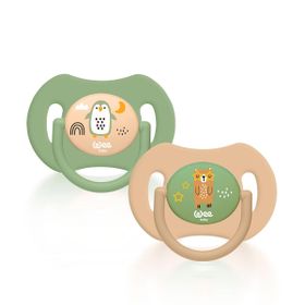 Wee Baby Duo No:1 0-6 Ay Simetrik Uçlu 2'li Emzik