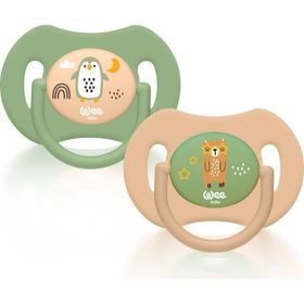 Wee Baby Duo No:1 0-6 Ay Simetrik Uçlu 2'li Emzik