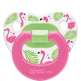 Wee Baby Flamingo Desenli Damaklı Emzik