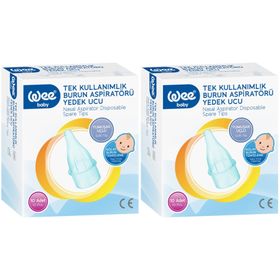 Wee Baby Kod:163 20 Adet Burun Aspiratörü Nasal Yedek Ucu