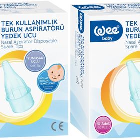 Wee Baby Kod:163 20 Adet Burun Aspiratörü Nasal Yedek Ucu