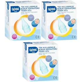 Wee Baby Kod:163 30 Adet Burun Aspiratörü Nasal Yedek Ucu