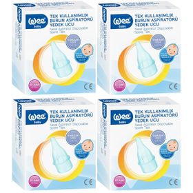 Wee Baby Kod:163 40 Adet Burun Aspiratörü Nasal Yedek Ucu