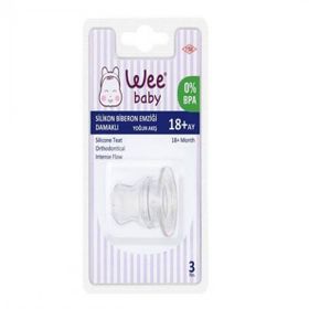 Wee Baby No : 3 Silikon Damakl Emzik