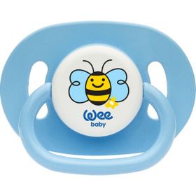 Wee Baby No:1 Mavi Oval Gövdeli Yuvarlak Uçlu Emzik