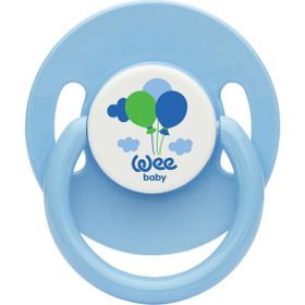 Wee Baby No:1 Mavi Yuvarlak Gövdeli Yuvarlak Uçlu Emzik
