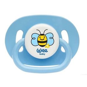 Wee Baby No:1 Mavi Yuvarlak Gövdeli Yuvarlak Uçlu Emzik