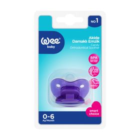 Wee Baby No:1 Mor Akide Damaklı Emzik