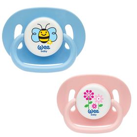 Wee Baby No:2 6-18 Ay Yuvarlak Uçlu Emzik