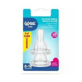 Wee Baby No:2 Klasik Damaklı Biberon Emzik