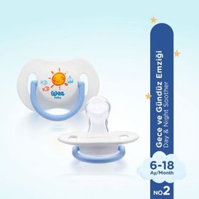Wee Baby No:2 Mavi Gece Gündüz 2'li Emzik