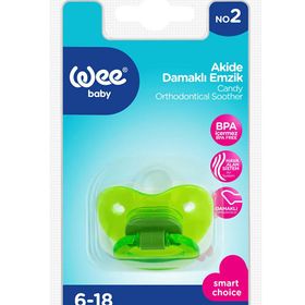 Wee Baby No:2 Yeşil Akide Damaklı Emzik
