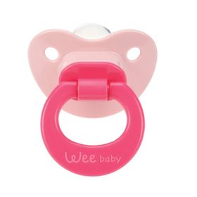 Wee Baby No:3 Pembe Renkli Damaklı Emzik