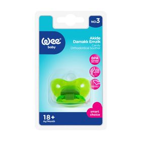 Wee Baby No:3 Yeşil Akide Damaklı Emzik
