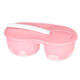 Wee Baby Pembe 2 Hazneli Mama Kabı Seti