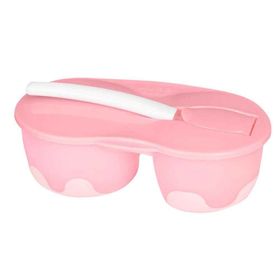Wee Baby Pembe 2 Hazneli Mama Kabı Seti