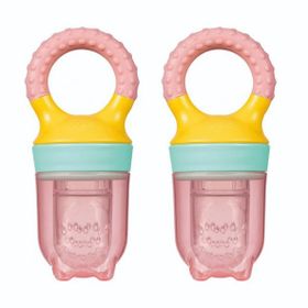 Wee Baby Pembe 2'li Set Meyve Süzgeci