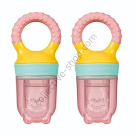 Wee Baby Pembe 2'li Set Meyve Süzgeci