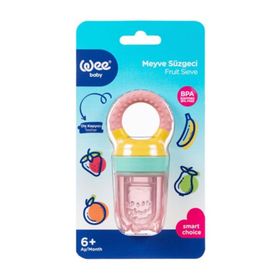 Wee Baby Pembe 2'li Set Meyve Süzgeci