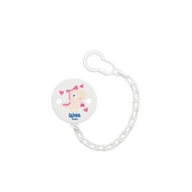 Wee Baby Pembe Dinazor Desenli Emzik Askısı
