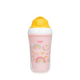 Wee Baby Pembe Yalıtımlı Pipetli Bardak