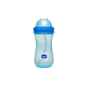 Wee Baby Renkli Pipetli 340 ml Mavi Bardak