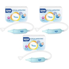 Wee Baby WEE162 3'lü Saklama Kutulu Nasal Burun Aspiratörü
