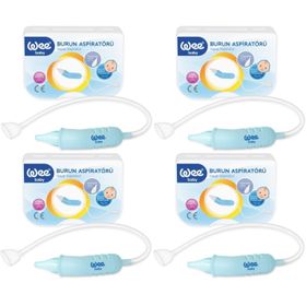 Wee Baby WEE162 4'lü Saklama Kutulu Nasal Burun Aspiratörü