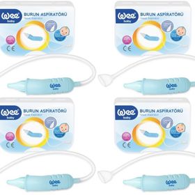 Wee Baby WEE162 4'lü Saklama Kutulu Nasal Burun Aspiratörü