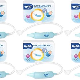 Wee Baby WEE162 6'lı Saklama Kutulu Nasal Burun Aspiratörü