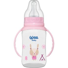 Wee Pembe Renk Baby Klasik Kulplu Pp 150 ml Biberon