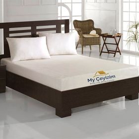 Weekend Home Beyaz Çift Kişilik Lastikli Çarşaf Takımı