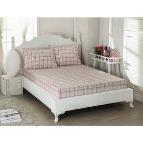 Weekend Home Pembe Battal Çift Kişilik Lastikli Çarşaf Takımı