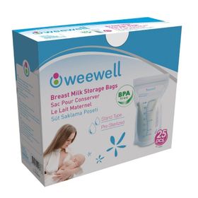 Weewell 25'li Süt Saklama Poşeti