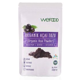 Wefood 35 gr Organik Acai Tozu