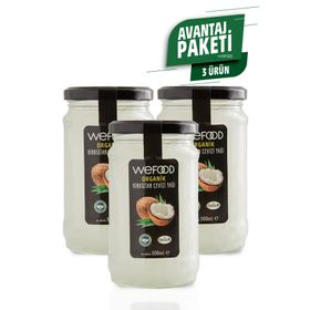 Wefood 3x300 ml Hindistan Cevizi Yağı