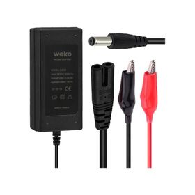 Weko 12.6 Volt - 3 Amper 5.5x2.5 Krokodil Uçlu Ledli Masaüstü Şarj Adaptörü