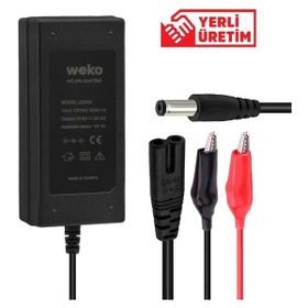 Weko 12.6 Volt - 3 Amper 5.5x2.5 Krokodil Uçlu Ledli Masaüstü Şarj Adaptörü