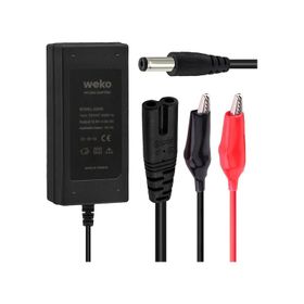 Weko 12.6 Volt - 3 Amper 5.5x2.5 Krokodil Uçlu Ledli Masaüstü Şarj Adaptörü