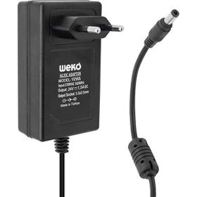 Weko 24 Volt 1.5 Amper 36 Watt Plastik Kasa 5.5x2.5 Uçlu Priz Tipi Siyah Adaptör