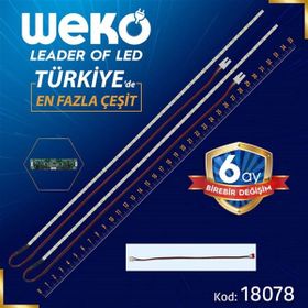 Weko 32'' CY-32C-60D 15C4B 35.7 cm 60 Ledli Universal Tv E-Led Takımı