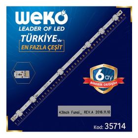 Weko WK-1187 43 İnç 40.1 cm 6 Ledli Panel